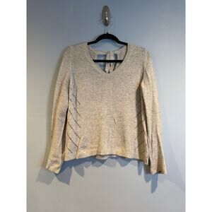 Moth Anthropologie Cashmere Blend V-Neck Knit Sweater Small